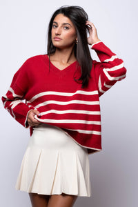 Ready to Rumble V Neck Sweater