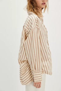 Striped Varsity Vibes Shirt