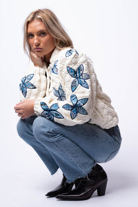 Aubrey Quilted Crop Jacket