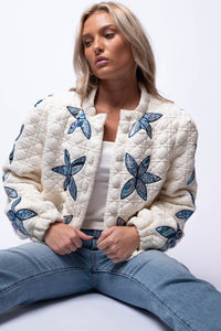 Aubrey Quilted Crop Jacket