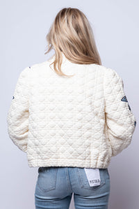 Aubrey Quilted Crop Jacket