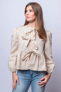 Sara Stripe Blouse