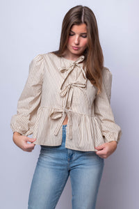 Sara Stripe Blouse