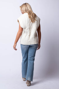 Esme Cable Knit Sweater Vest