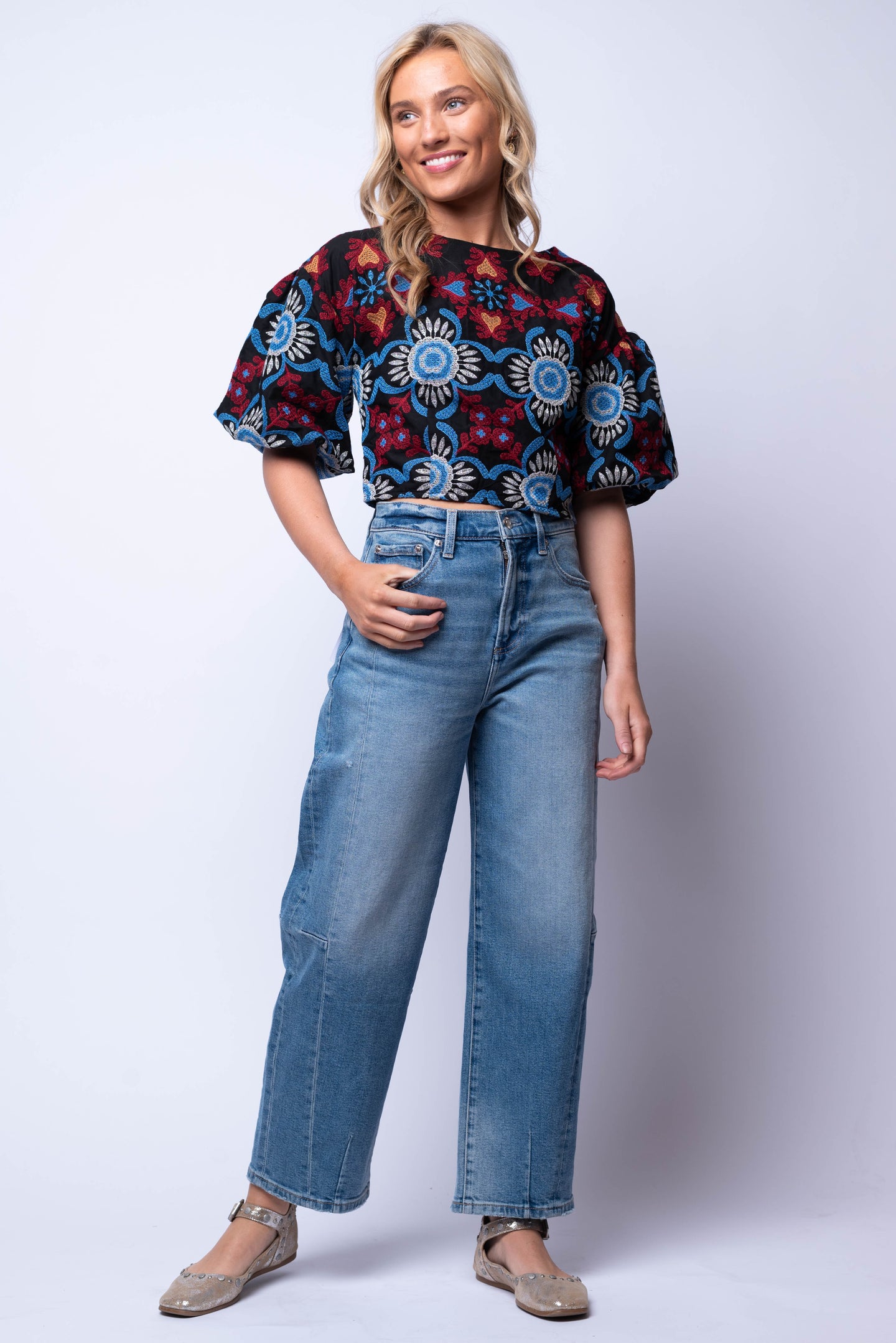 Willa Embroidered Top