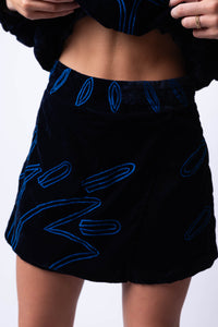 Velvet Voyage Skort