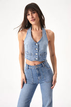 Halter Vest Bessette rollas denim